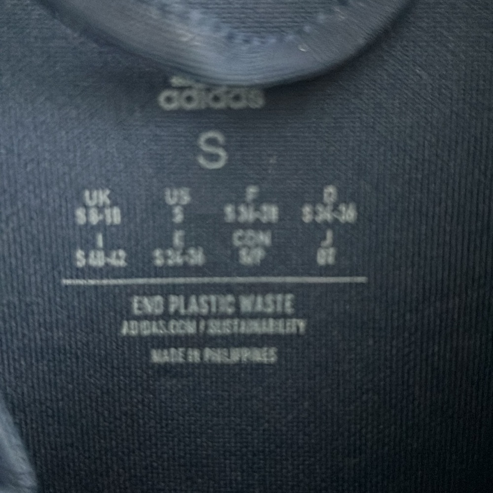 NEW! ADIDAS track jacket blue white S - Picture 9 of 11